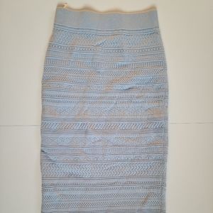 Aritzia Babaton Bodycon Tube Skirt Glimmer Lueur